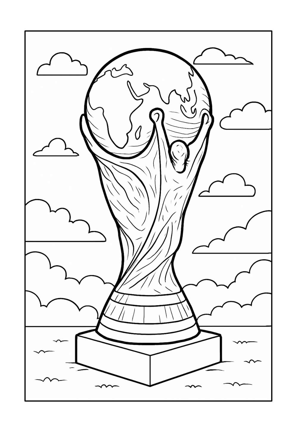 Desenho de Taça da Copa do Mundo