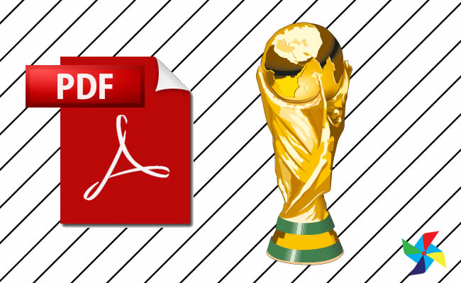 Desenhos de Taça da Copa do Mundo em PDF