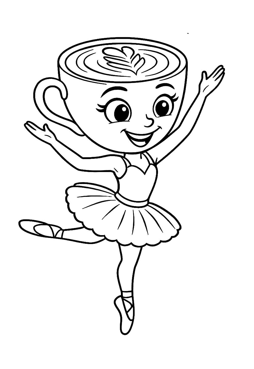 Desenho da Ballerina Cappuccina