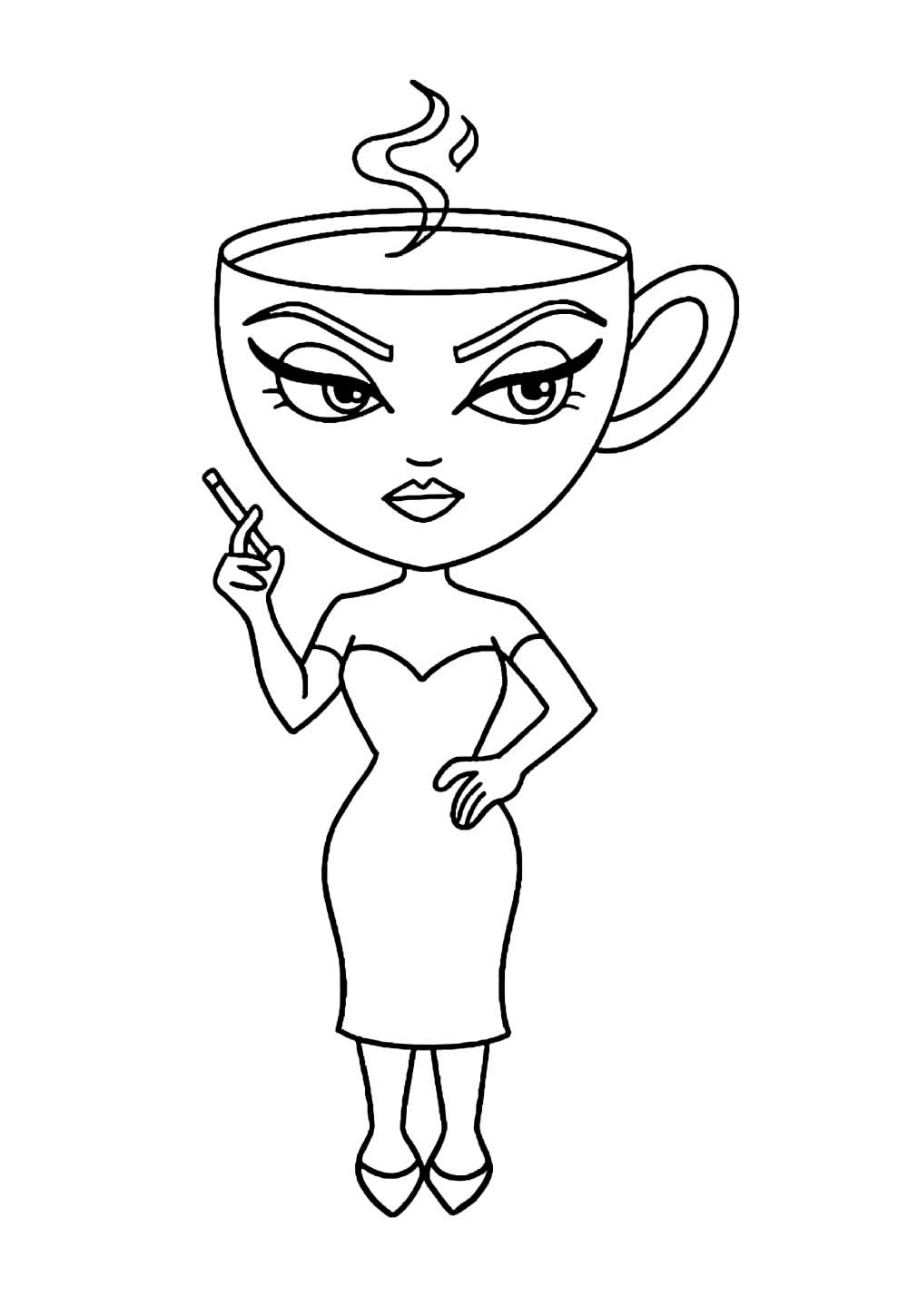 Desenho da Ballerina Cappuccina