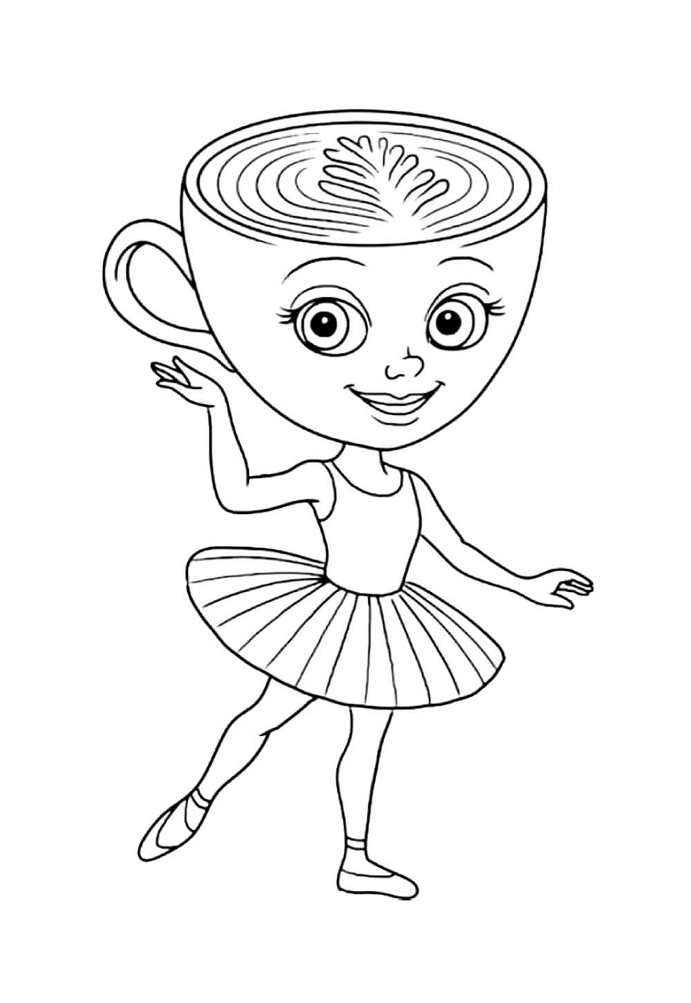 Desenho da Ballerina Cappuccina