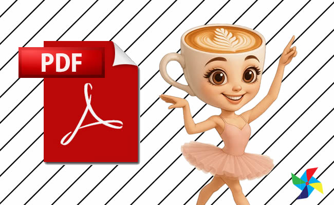 Desenhos da Ballerina Cappuccina em PDF