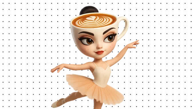 Desenhos da Ballerina Cappuccina para colorir