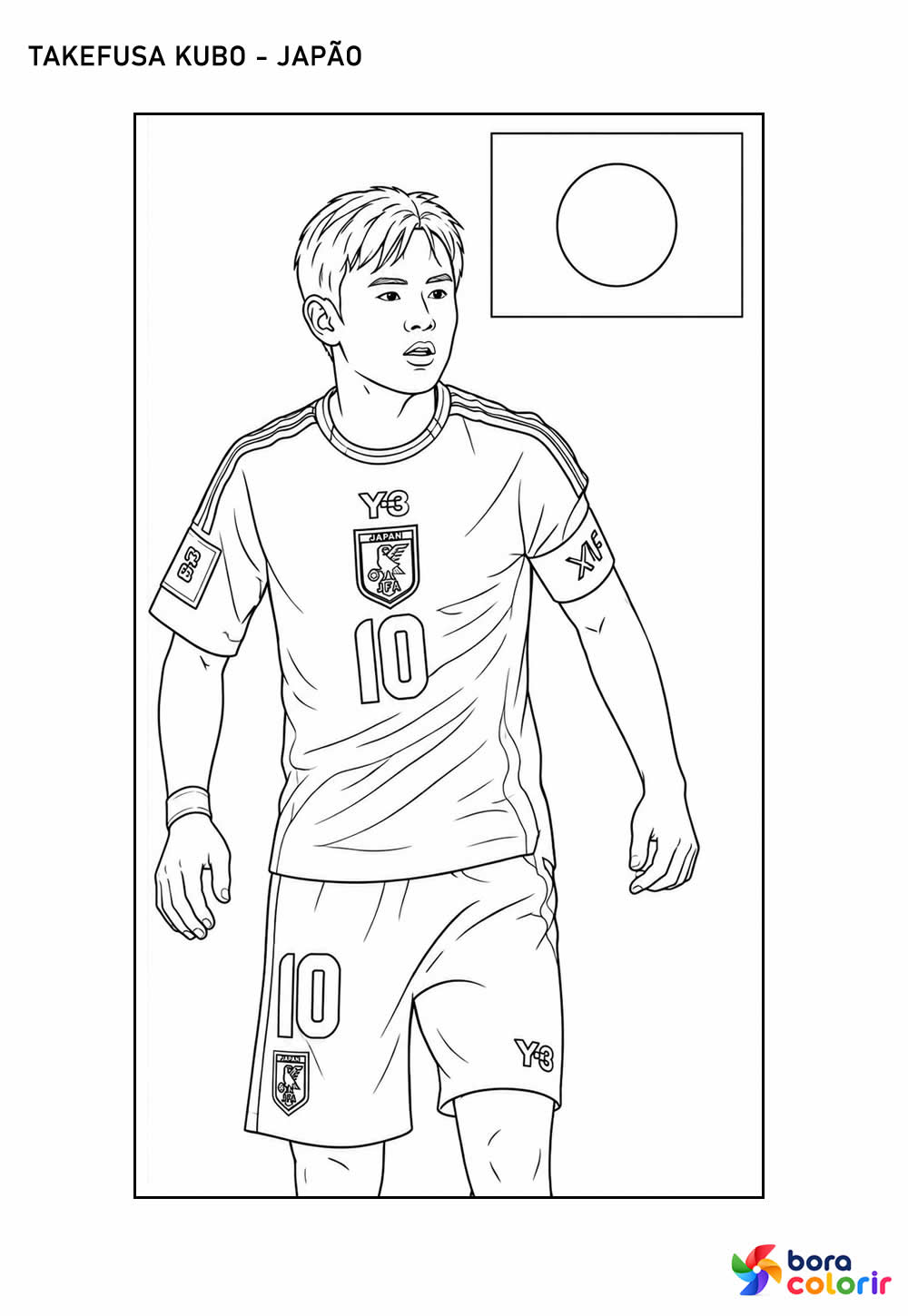 Desenho de Kubo - Copa do Mundo 2026
