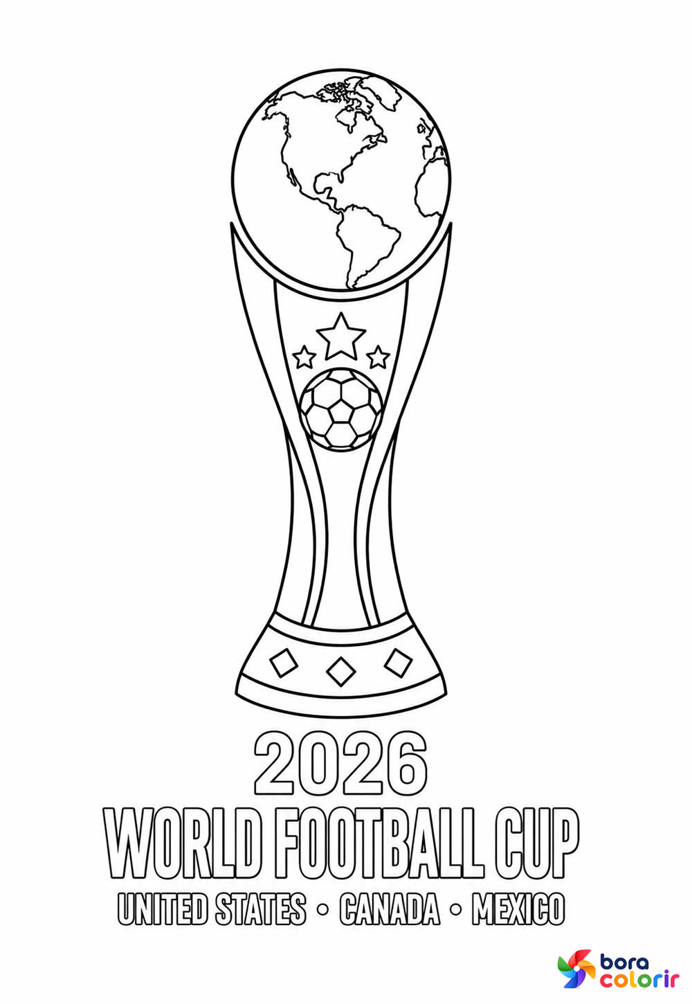 Desenho da Copa do Mundo 2026
