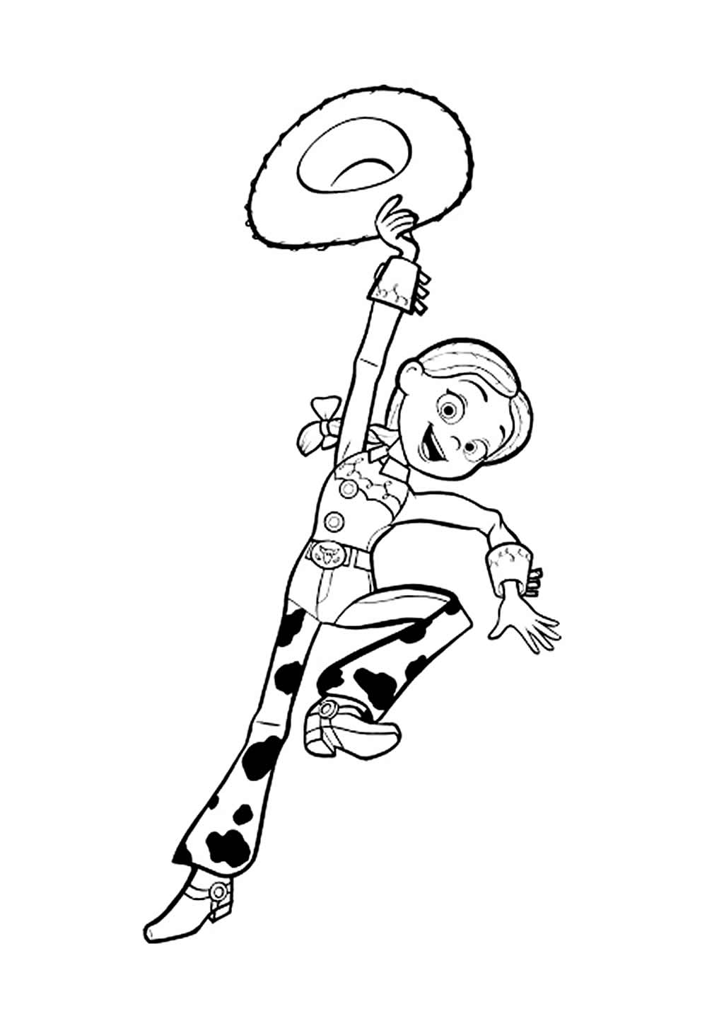 Desenho da Jessie para colorir