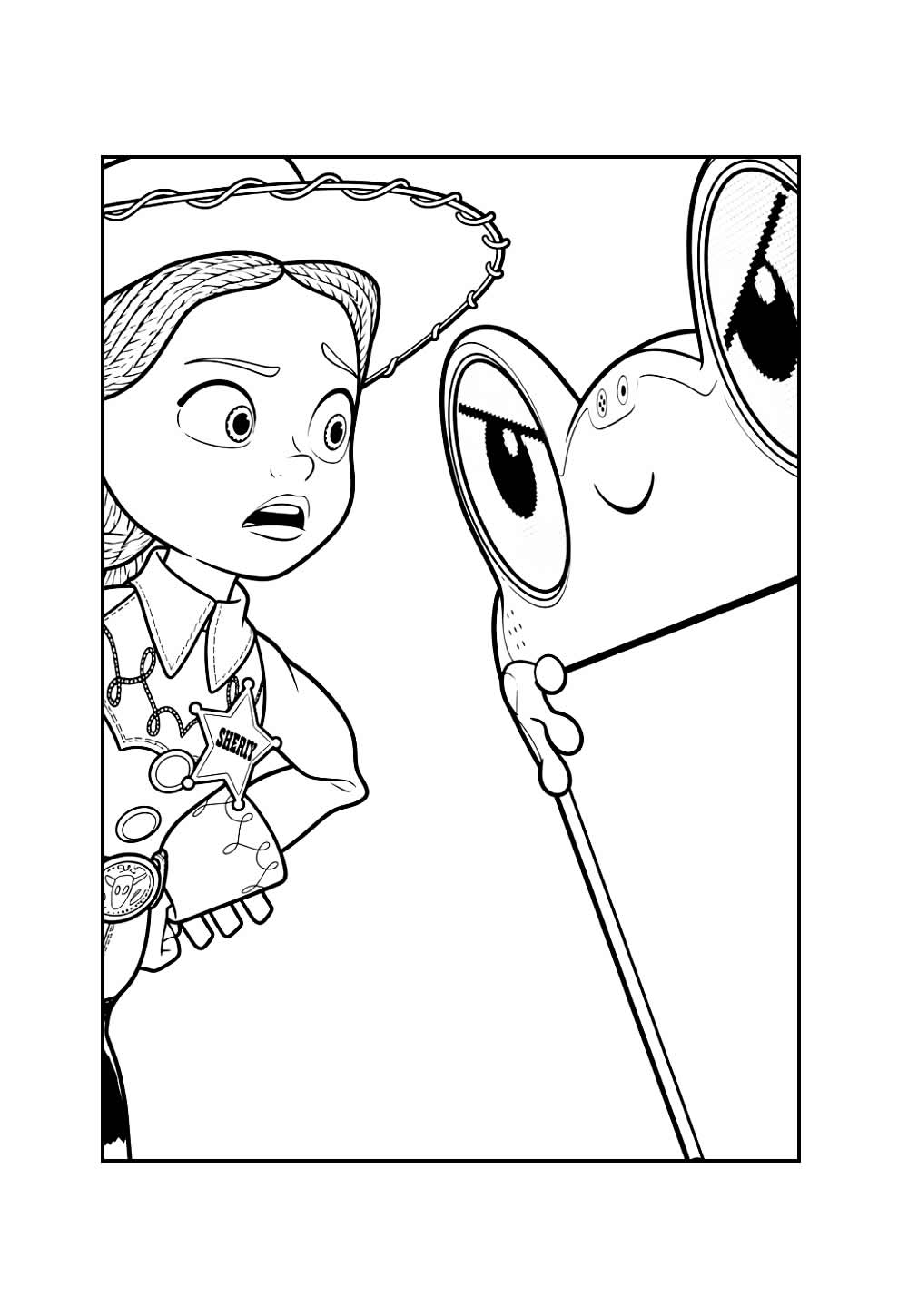 Desenho da Lilypad para colorir