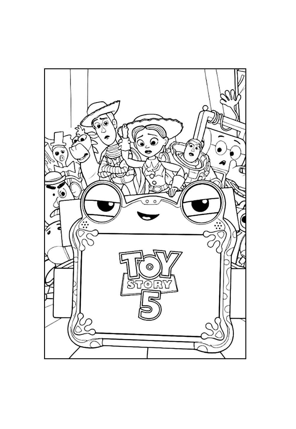 Desenho da Lilypad para colorir