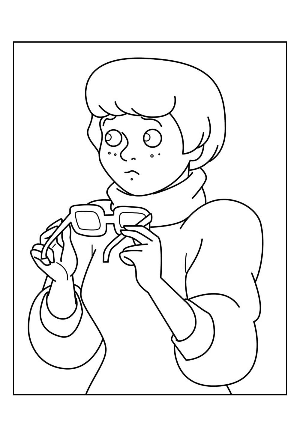 Desenho Velma Colorir