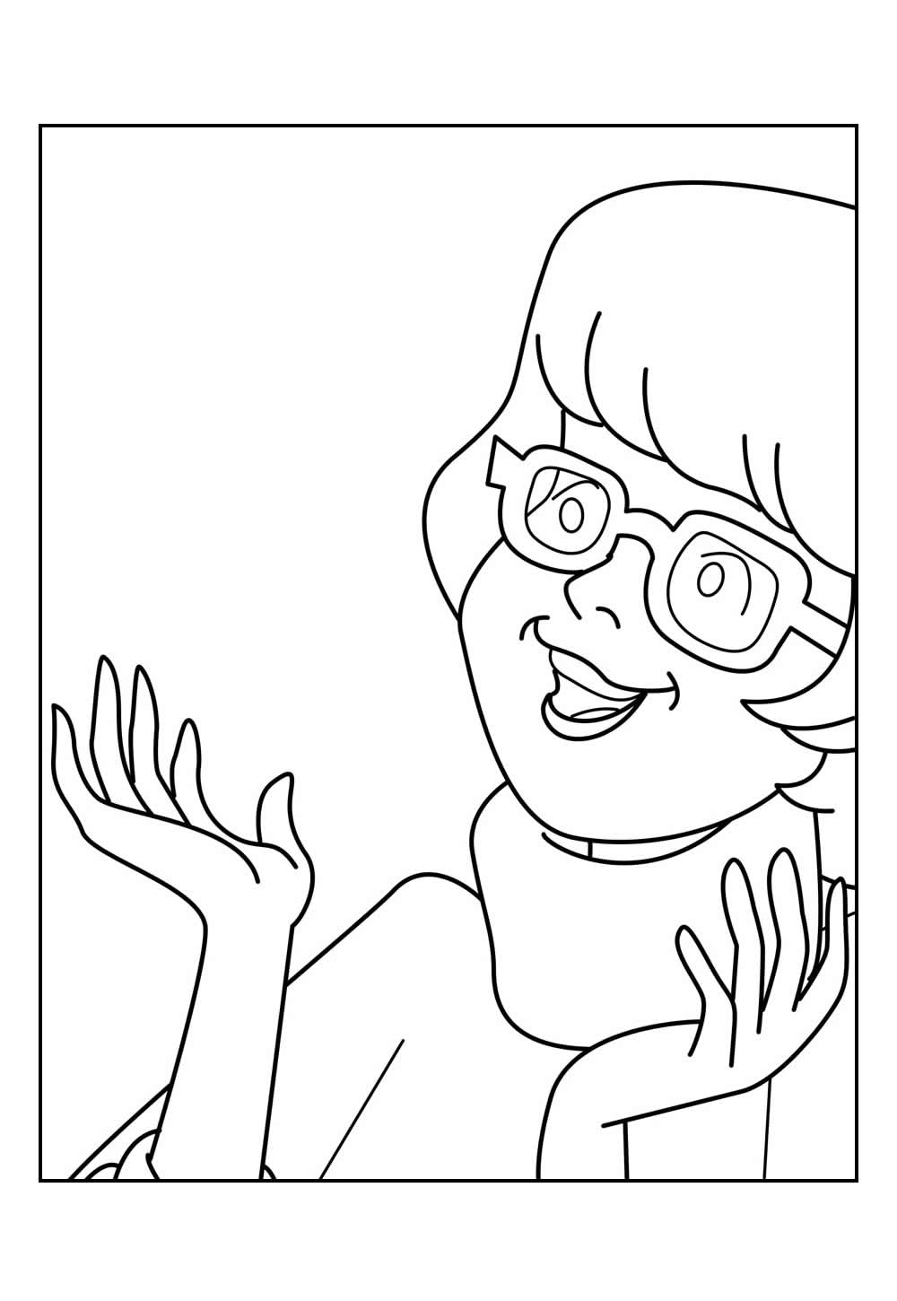 Desenho Velma Colorir