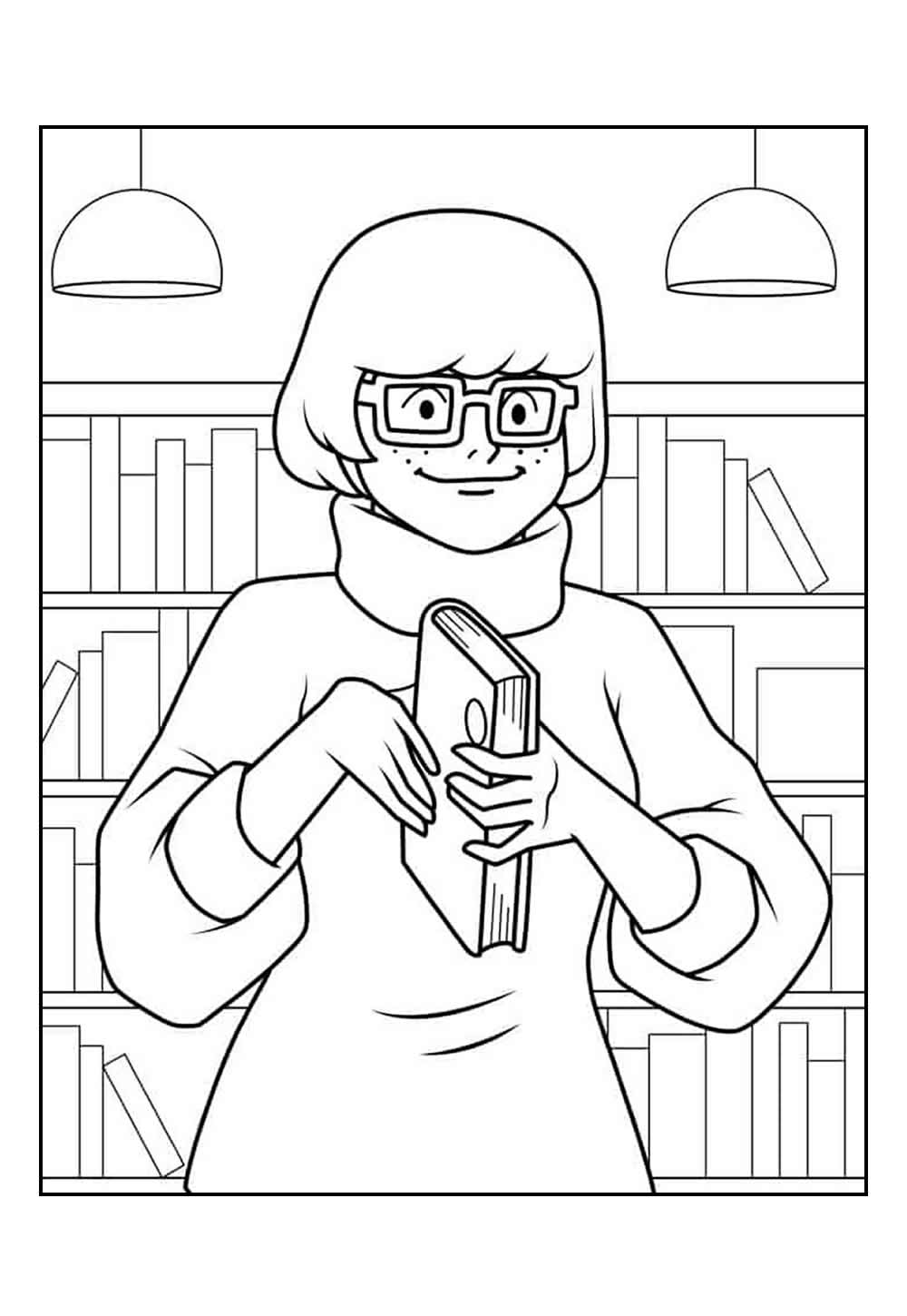 Desenho Velma Colorir