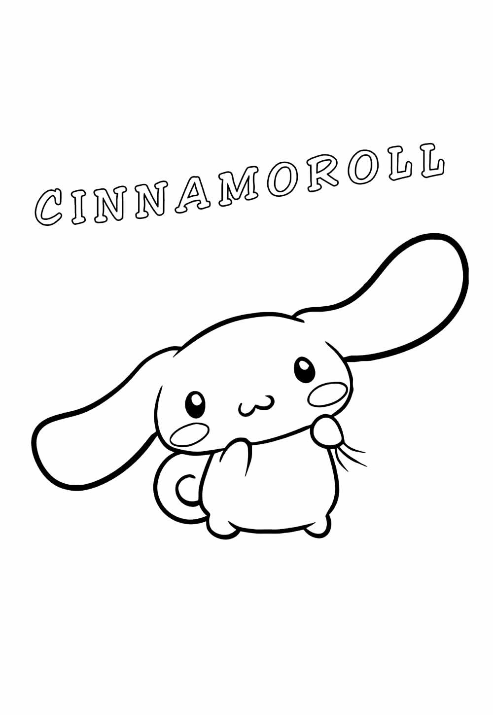 Desenho de Cinnamoroll
