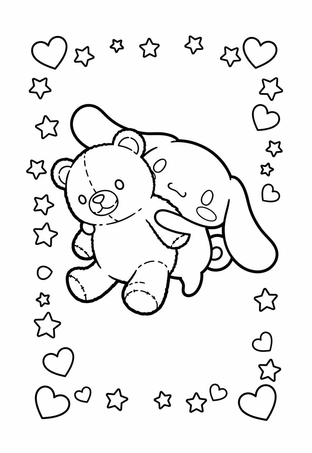 Cinnamoroll para colorir
