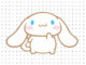 Desenhos de Cinnamoroll para colorir