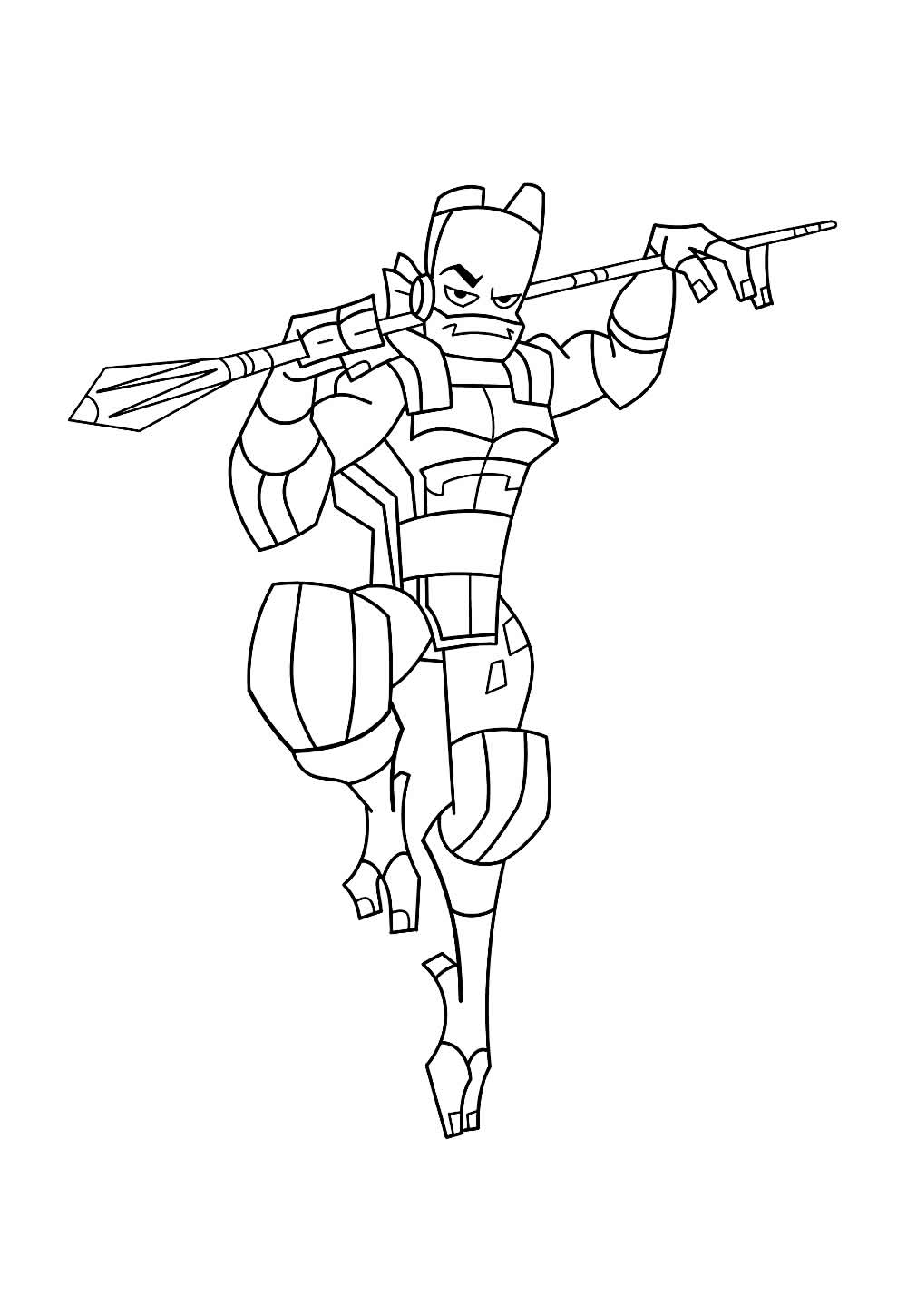 Desenho do Donatello para colorir