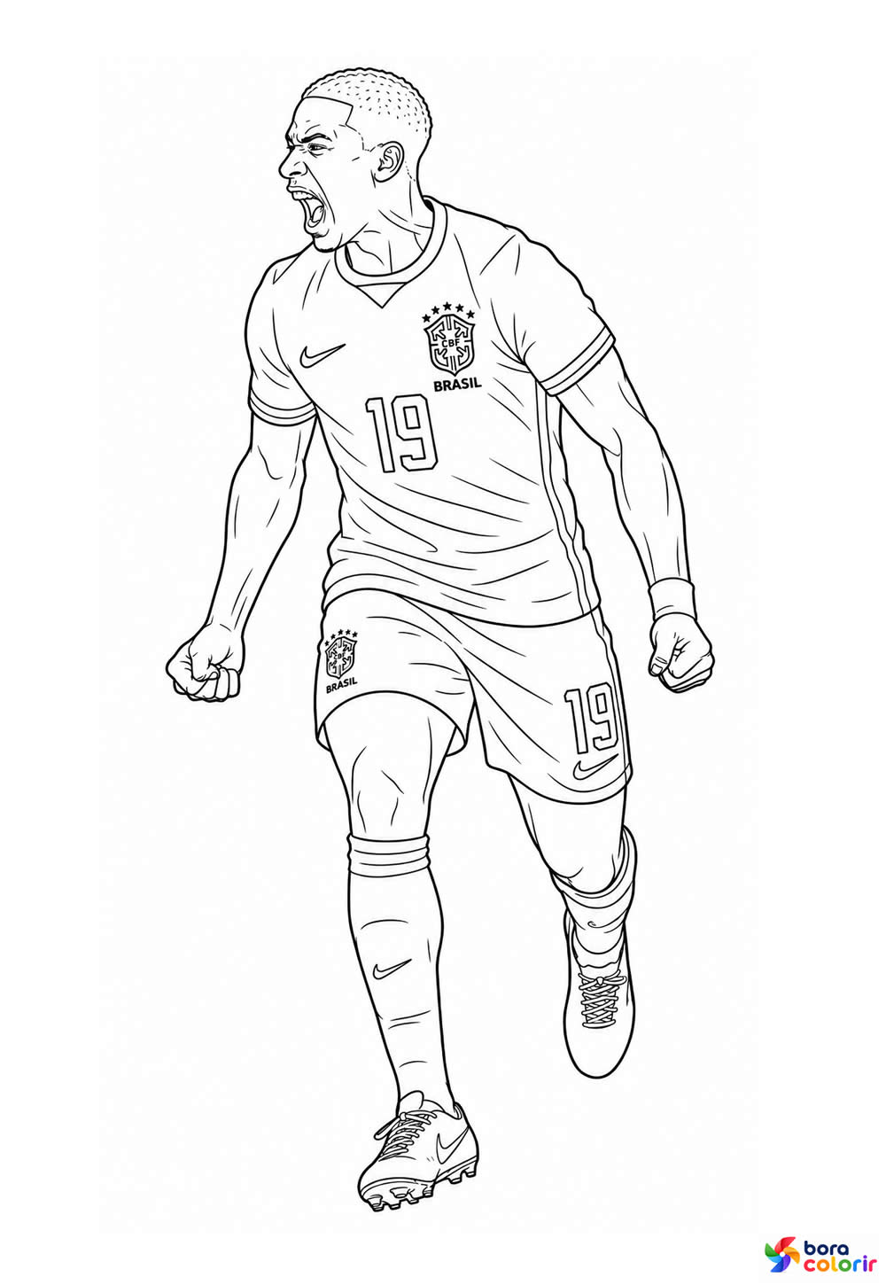 Desenho do Endrick para pintar