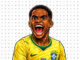 Desenhos do Endrick para colorir - Seleção Brasileira