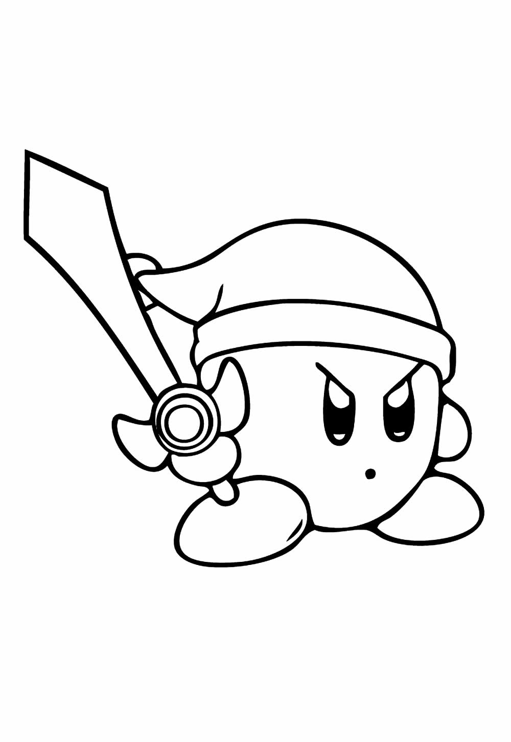 Kirby para colorir