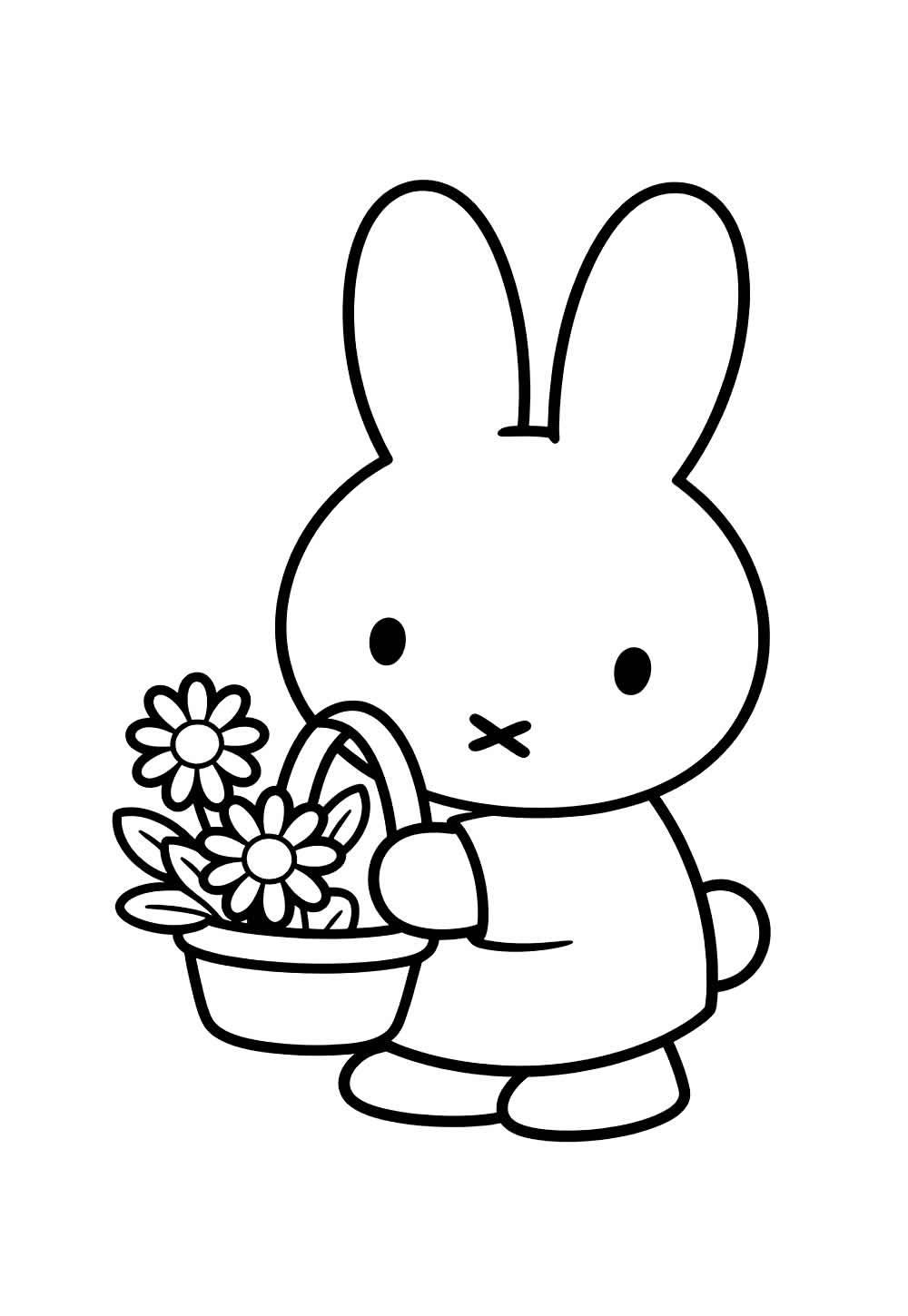 Miffy para colorir