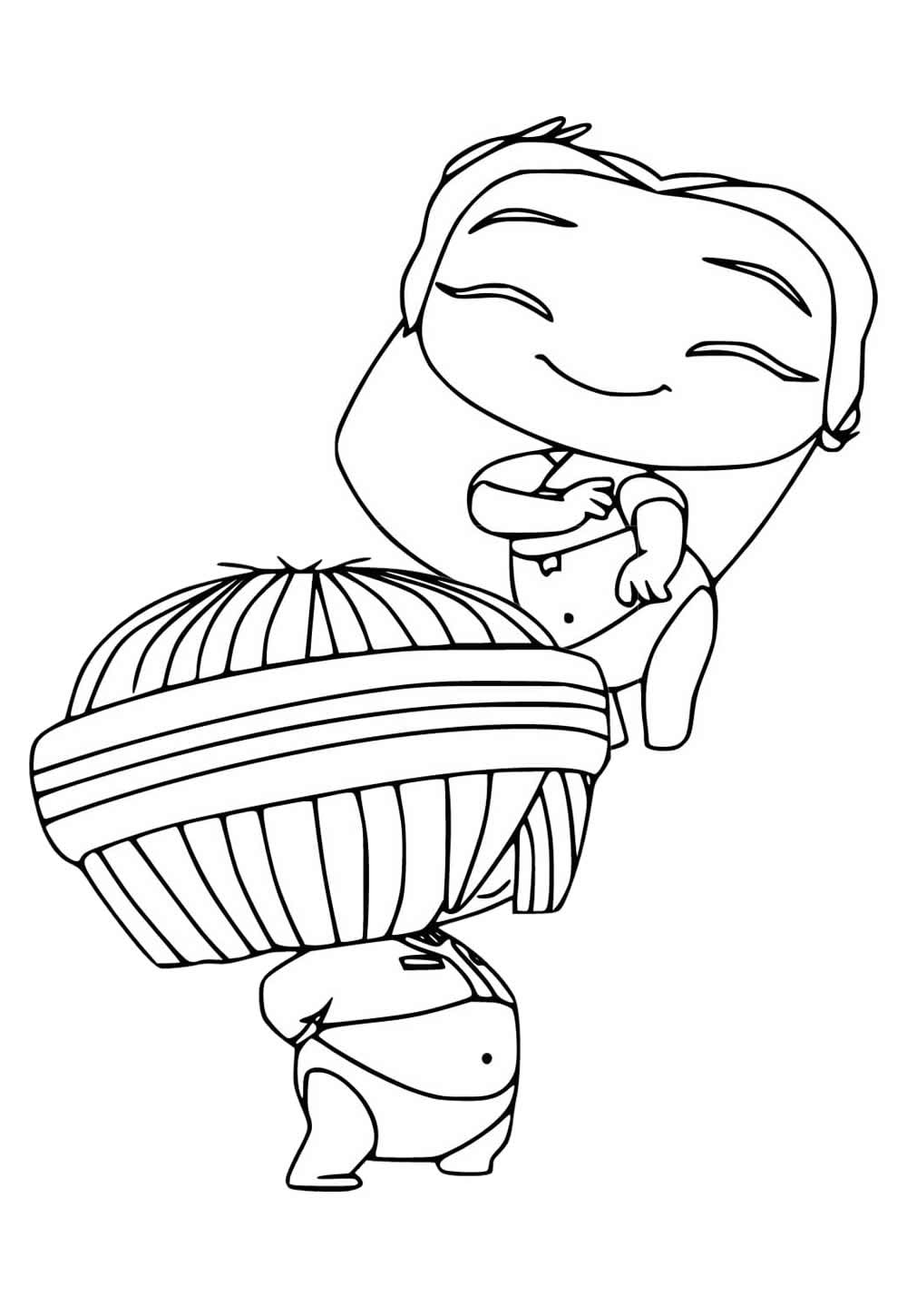 Desenho de Mini Power Beat Rockers para colorir