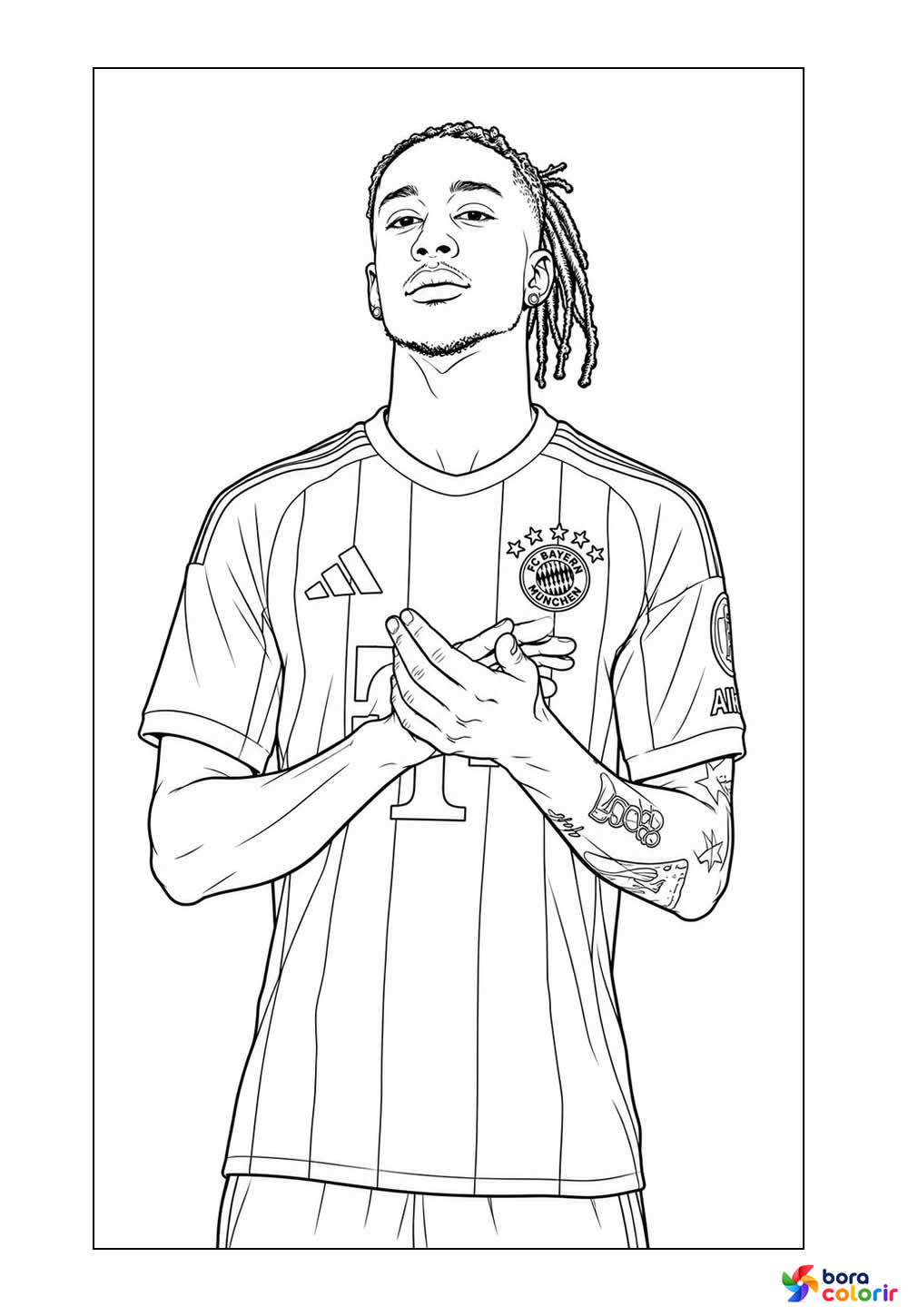 Desenho do Olise para colorir