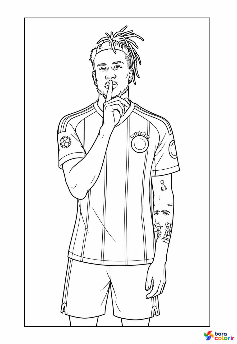 Desenho do Olise para colorir
