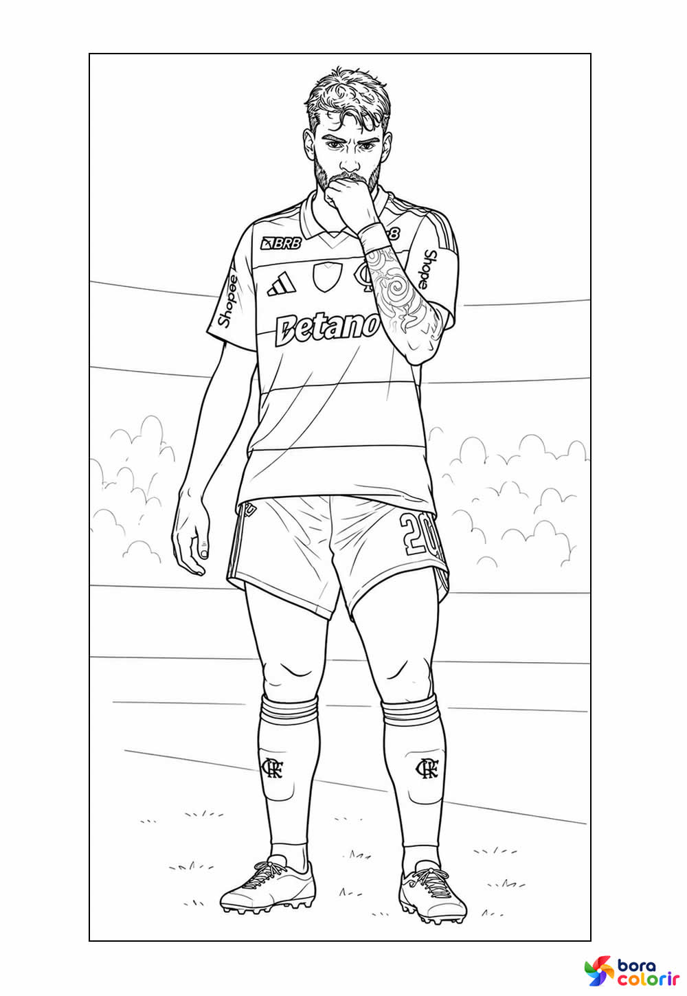 Desenho de Paquetá para pintar