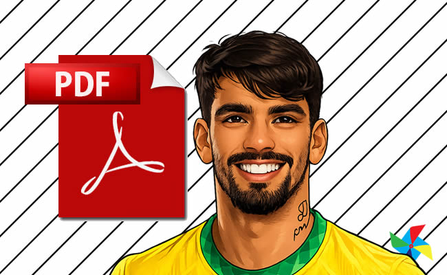 Desenhos de Lucas Paquetá em PDF