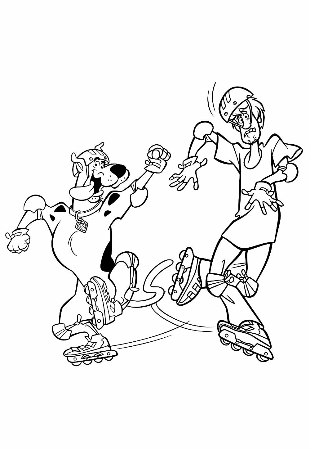 Desenho de Salsicha para colorir