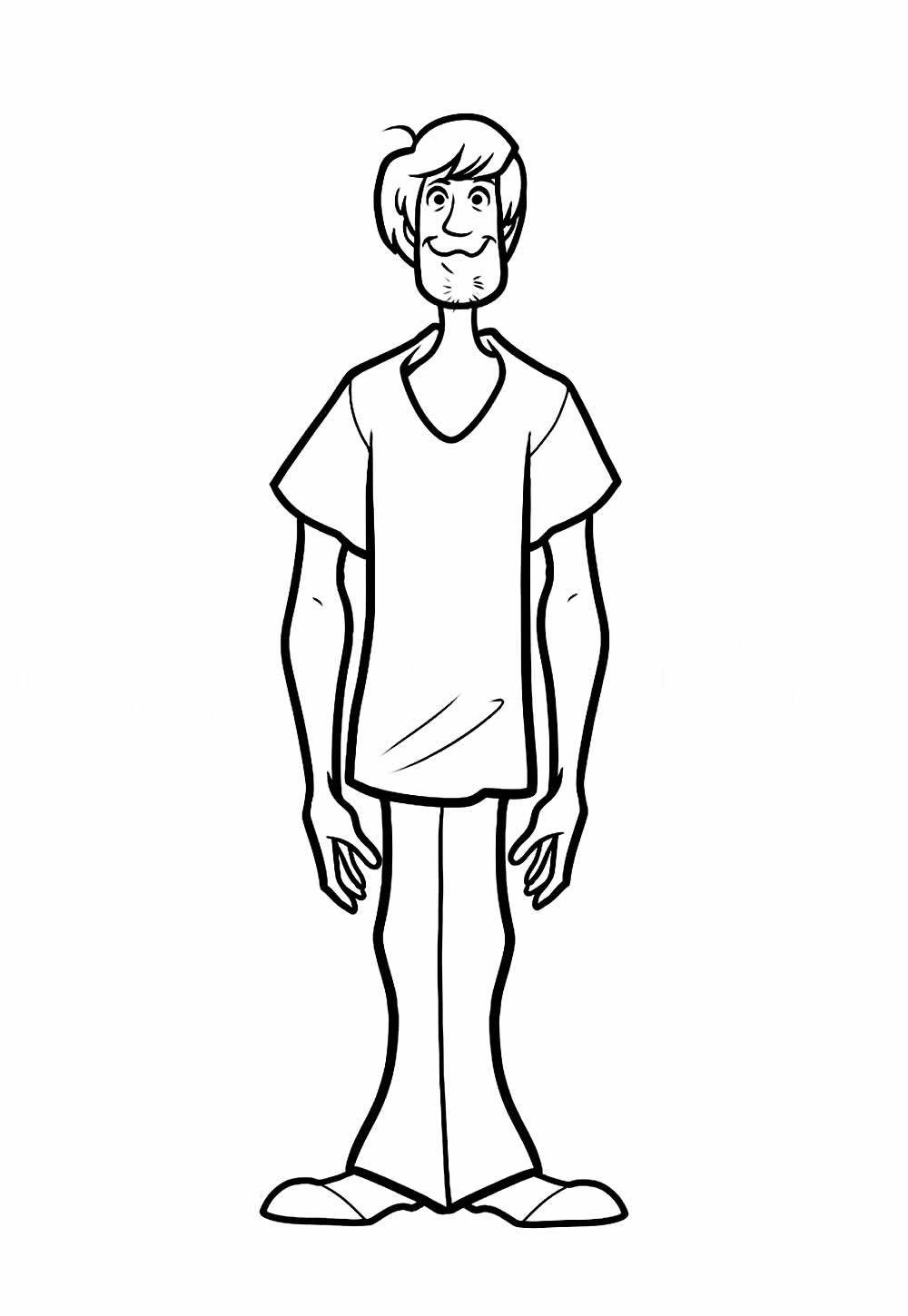 Desenho de Salsicha para imprimir