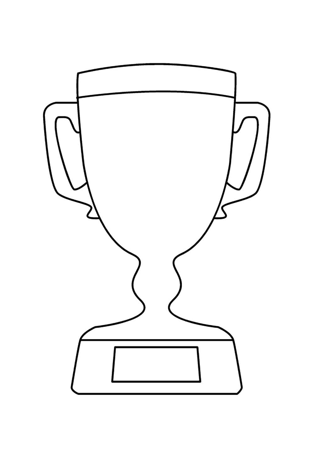 Desenho de Taça de Campeão
