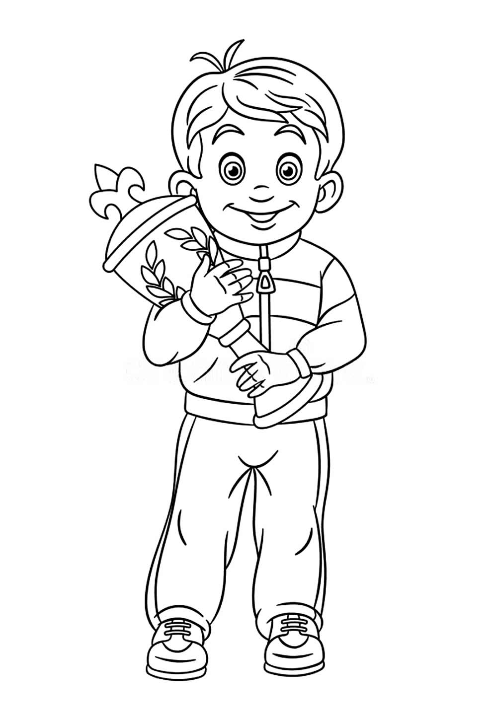 Desenho de Troféu de Campeão