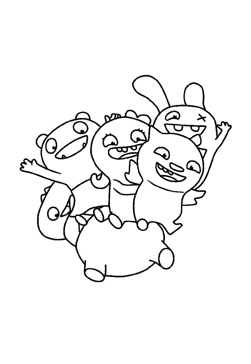 Uglydolls para colorir