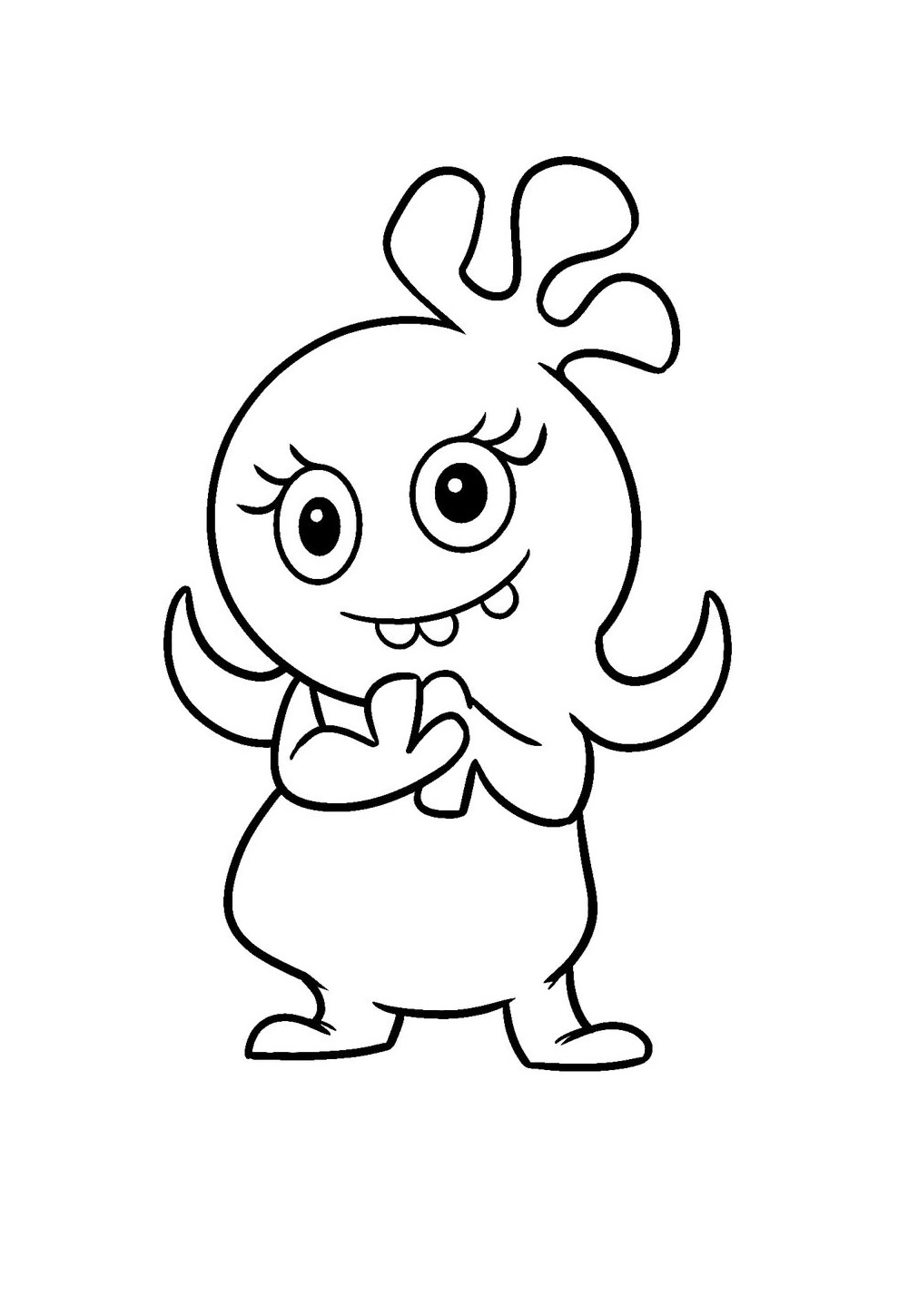 Desenho de Uglydolls para colorir
