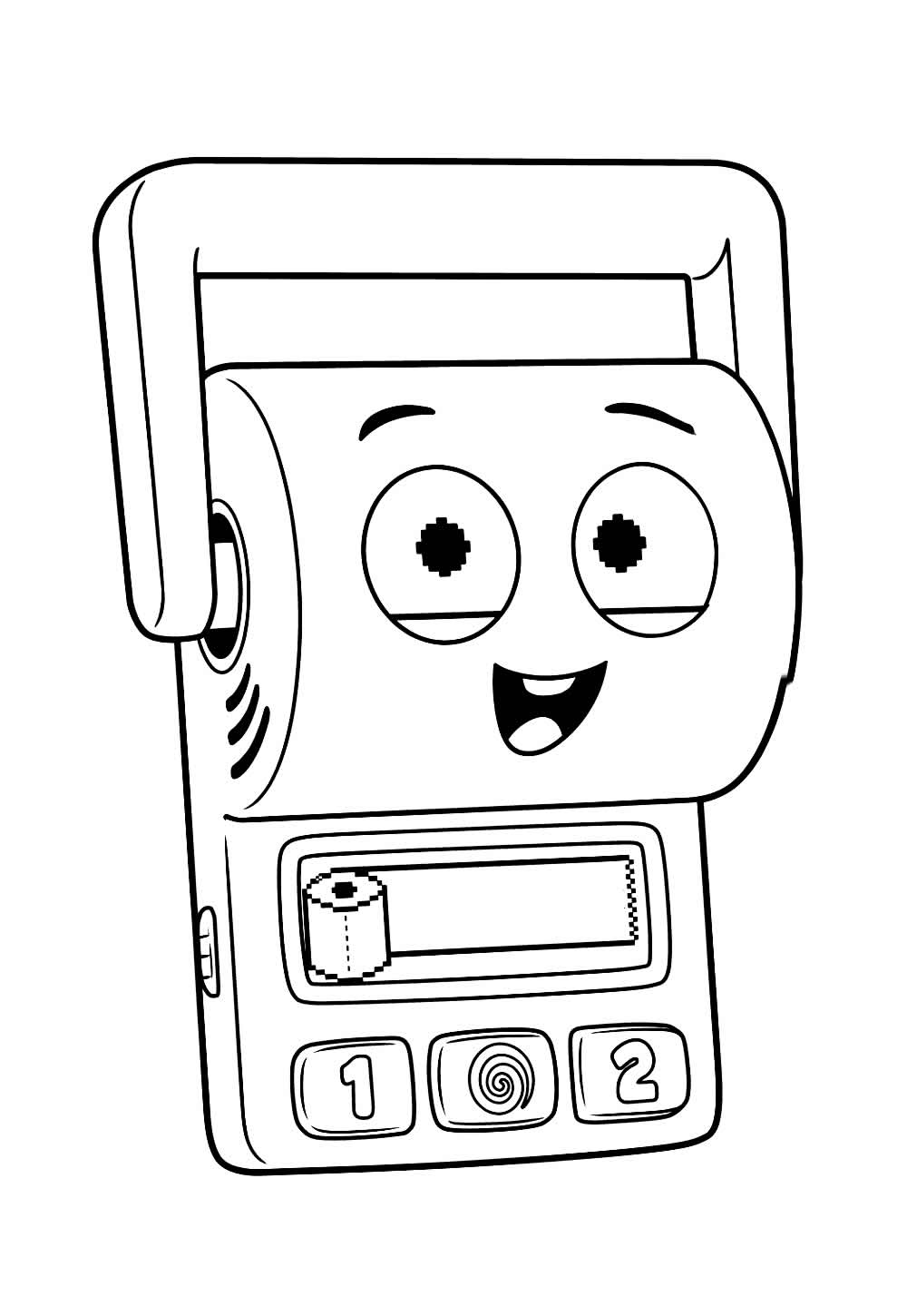 Desenho do Amigo Rolinho para colorir