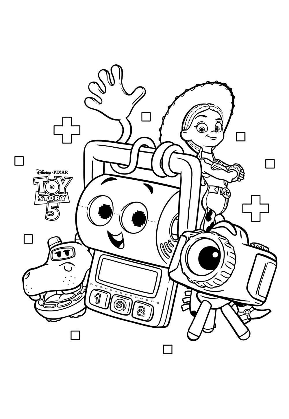 Desenho de Toy Story 5