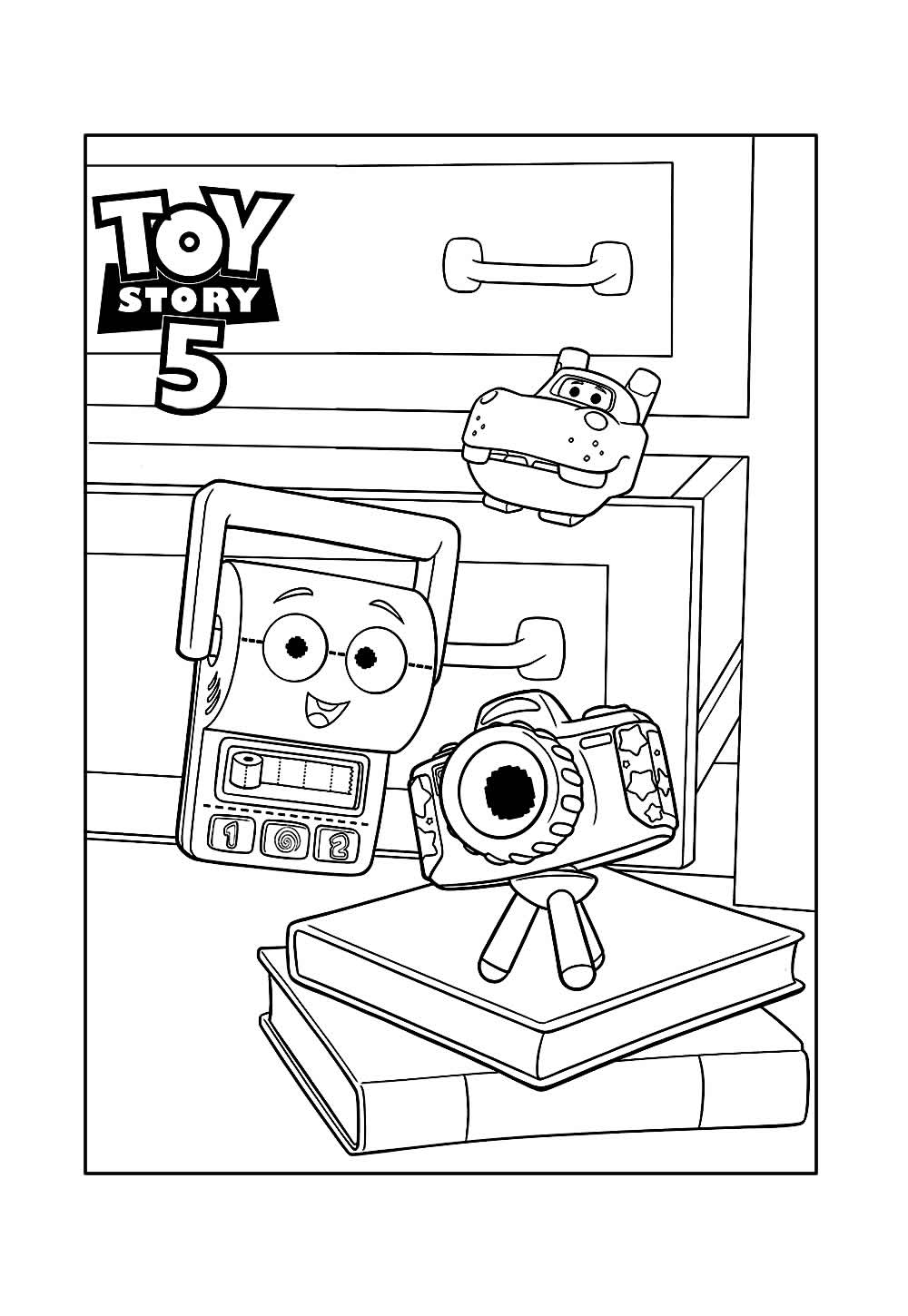 Desenho de Toy Story 5 - Amigo Rolinho