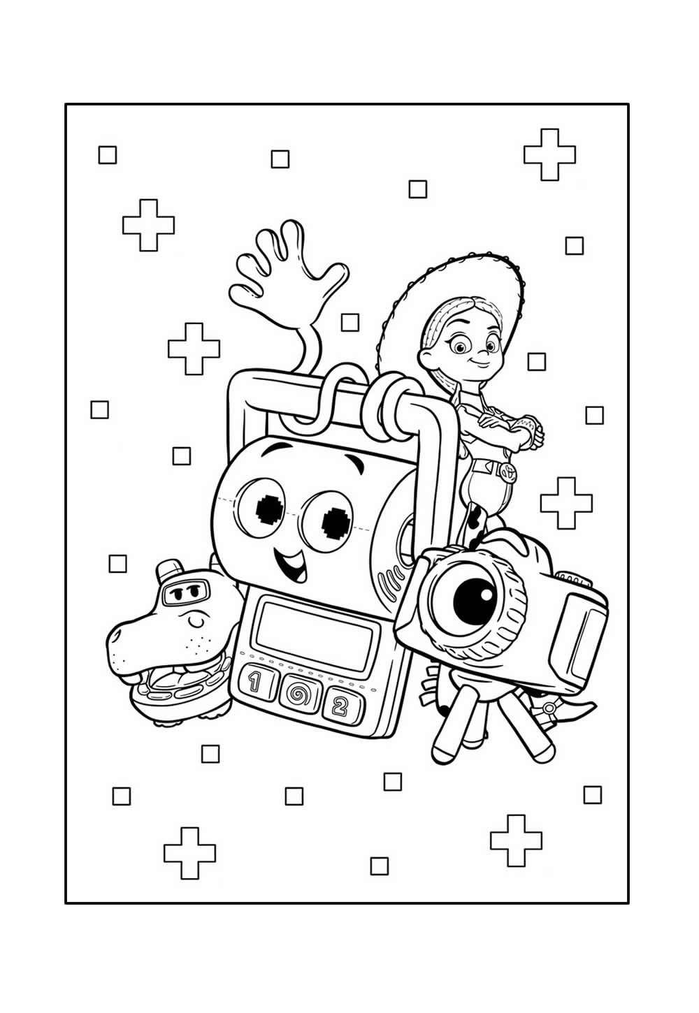 Desenho para colorir de Toy Story