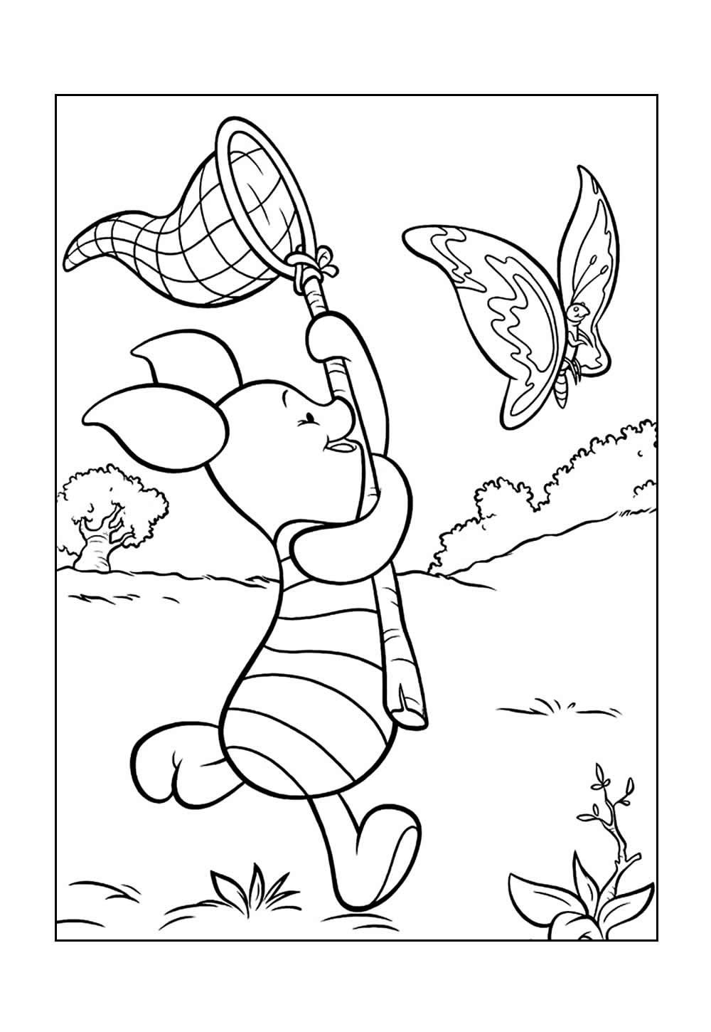 Desenho de Leitão para colorir