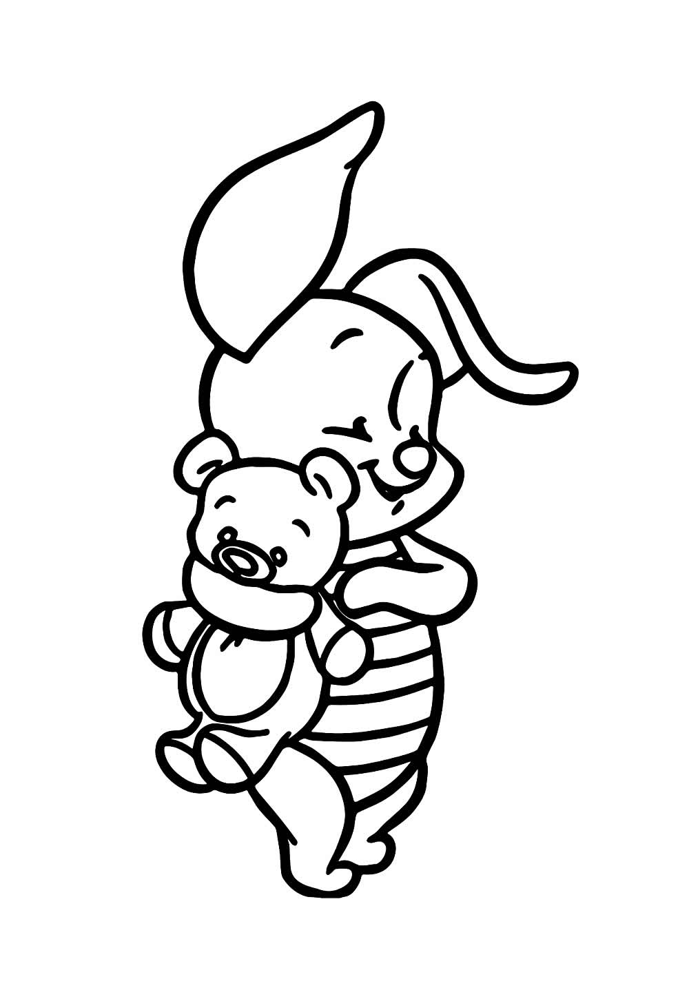 Desenho de Leitão para colorir