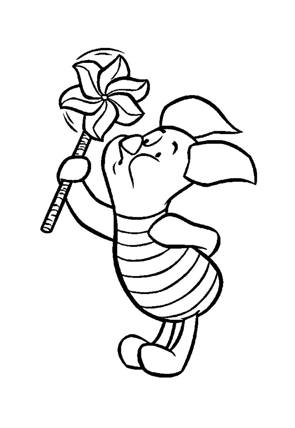 Desenho do Leitão para colorir