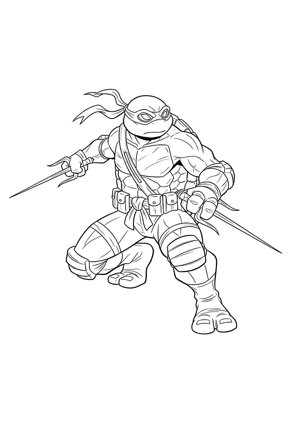 Desenho do Raphael - Tartarugas Ninja