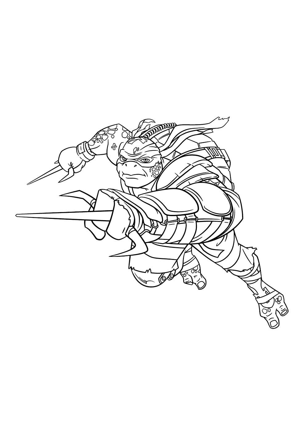 Desenho do Raphael - Tartarugas Ninja