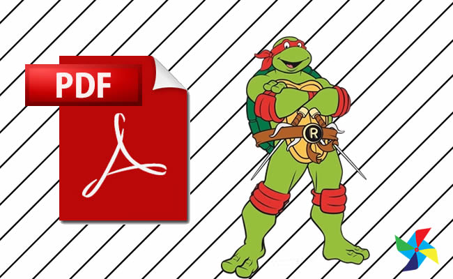 Desenho do Raphael das Tartarugas Ninja em PDF