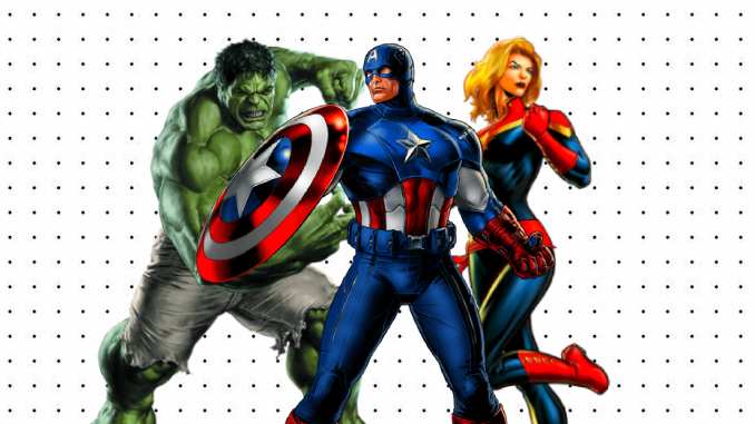 Desenhos dos Vingadores para colorir