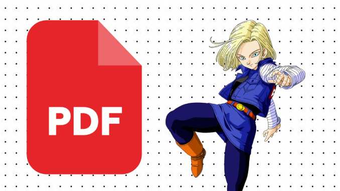 Desenhos de Androide 18 em PDF