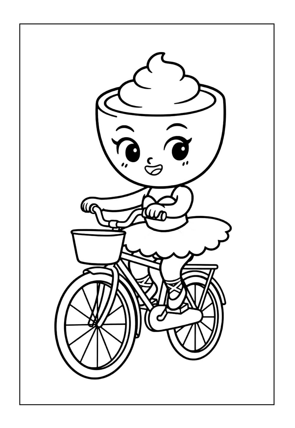 Desenho de Ballerina Cappuccina Baby