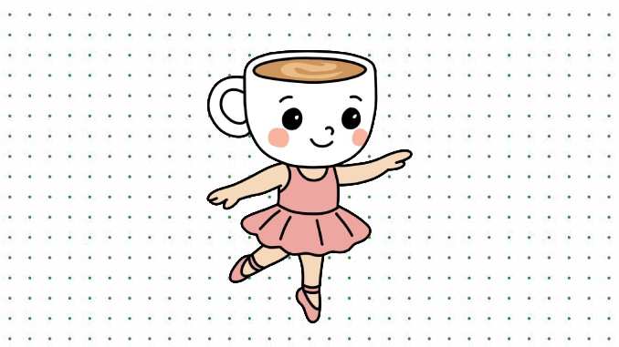 Desenhos da Ballerina Cappuccina Baby para colorir