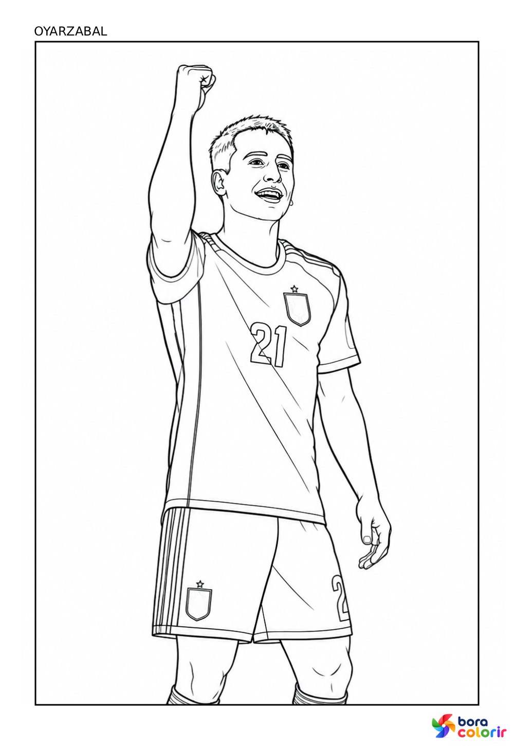 Desenho de Oyarzabal - Seleção da Espanha