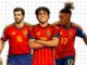 Desenhos da Seleção da Espanha para colorir